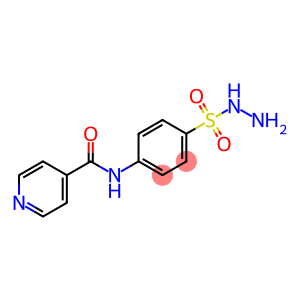Benzenesulfonic acid, 4-[(4-pyridinylcarbonyl)amino]-, hydrazide
