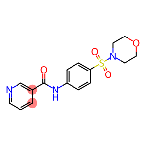 3-Pyridinecarboxamide, N-[4-(4-morpholinylsulfonyl)phenyl]-