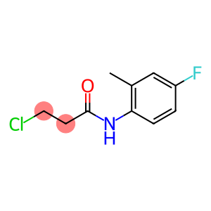 3-Chloro-N-(4-fluoro-2-methylphenyl)propanamide