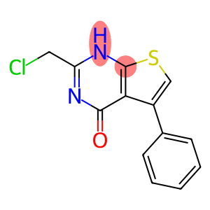 2-(Chloromethyl)-5-phenyl-3H,4H-thieno[2,3-d]pyrimidin-4-one