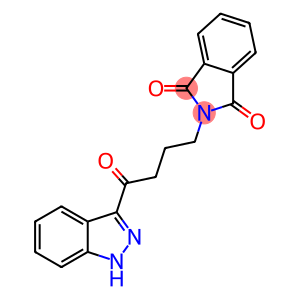 1H-Isoindole-1,3(2H)-dione, 2-[4-(1H-indazol-3-yl)-4-oxobutyl]-