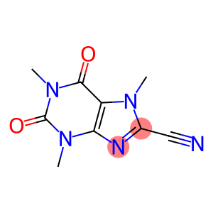 1H-Purine-8-carbonitrile,2,3,6,7-tetrahydro-1,3,7-trimethyl-2,6-dioxo-