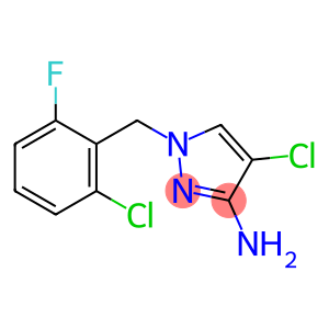 1H-pyrazol-3-amine, 4-chloro-1-[(2-chloro-6-fluorophenyl)m