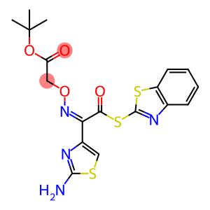 (S)-2-BENZOTHIAZOLYL (Z)-2-(2-AMINOTHIAZOLE-4-YL)-2-METHOXYCARBONYLMETHOXYIMINOTHIOACETATE