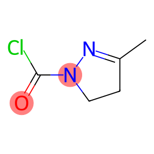 1H-Pyrazole-1-carbonyl chloride, 4,5-dihydro-3-methyl- (9CI)