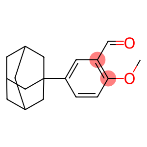 2-Methoxy-5-[(3s,5s,7s)-tricyclo[3.3.1.1>3,7>]dec-1-yl]benzaldehyde