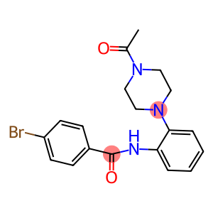 N-[2-(4-acetyl-1-piperazinyl)phenyl]-4-bromobenzamide