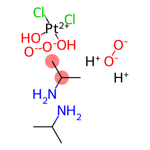 dichlorobis(isopropylamine) dihydroxyplatinum IV-hydrogen peroxide