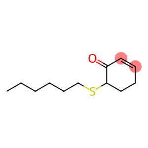2-Cyclohexen-1-one, 6-(hexylthio)-