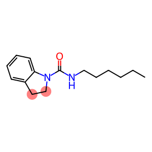 1H-Indole-1-carboxamide, N-hexyl-2,3-dihydro-