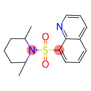 8-[(2,6-dimethyl-1-piperidinyl)sulfonyl]quinoline