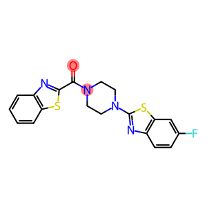1,3-benzothiazol-2-yl-[4-(6-fluoro-1,3-benzothiazol-2-yl)piperazin-1-yl]methanone