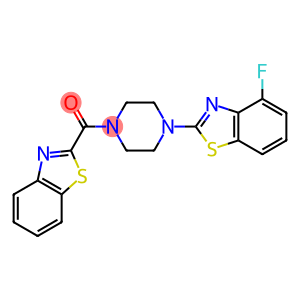 Methanone, 2-benzothiazolyl[4-(4-fluoro-2-benzothiazolyl)-1-piperazinyl]-