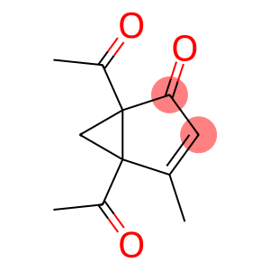 Bicyclo[3.1.0]hex-3-en-2-one, 1,5-diacetyl-4-methyl-