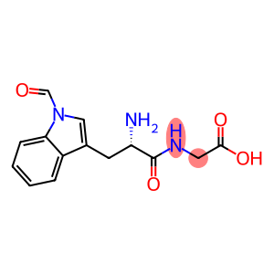 Glycine, N-(1-formyl-L-tryptophyl)- (9CI)