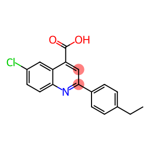 6-chloro-2-(4-ethylphenyl)cinchoninic acid