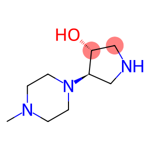 反式- 4 -(4 -甲基哌嗪基)- 3 -吡咯烷盐酸盐