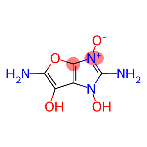 1H-Furo[2,3-d]imidazol-6-ol,  2,5-diamino-1-hydroxy-,  3-oxide