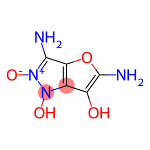 1H-Furo[3,2-c]pyrazol-6-ol,  3,5-diamino-1-hydroxy-,  2-oxide