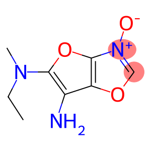 Furo[2,3-d]oxazole-5,6-diamine,  N-ethyl-N-methyl-,  3-oxide  (9CI)