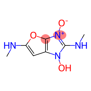 1H-Furo[2,3-d]imidazole-2,5-diamine, 1-hydroxy-N2,N5-dimethyl-, 3-oxide