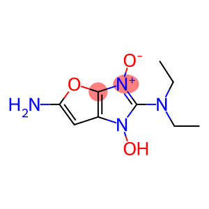 1H-Furo[2,3-d]imidazole-2,5-diamine,  N,N-diethyl-1-hydroxy-,  3-oxide  (9CI)