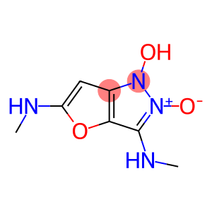 1H-Furo[3,2-c]pyrazole-3,5-diamine,  1-hydroxy-N,N-dimethyl-,  2-oxide  (9CI)