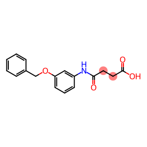 4-{[3-(benzyloxy)phenyl]amino}-4-oxobutanoic acid