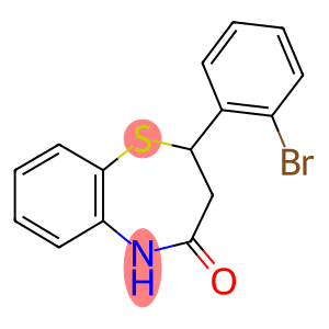 2-(2-bromophenyl)-2,3-dihydro-1,5-benzothiazepin-4(5H)-one