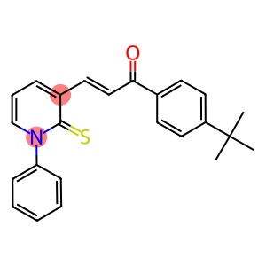 1-(4-tert-butylphenyl)-3-(1-phenyl-2-thioxo-1,2-dihydro-3-pyridinyl)-2-propen-1-one