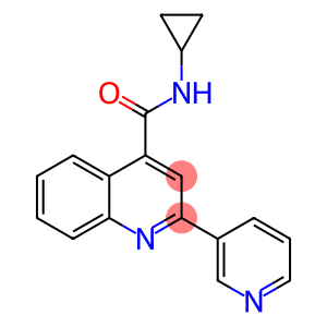 N-cyclopropyl-2-(pyridin-3-yl)quinoline-4-carboxamide