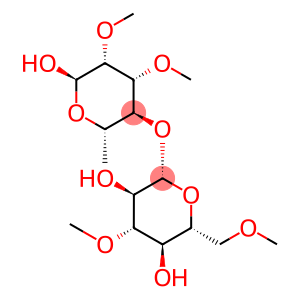 3,6-di-O-methyl-beta-glucopyranosyl-(1-4)-2,3-di-O-methyl-alpha-rhamnopyranose