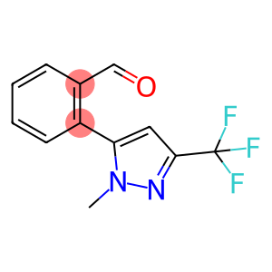 2-[1-Methyl-3-(trifluoromethyl)-1H-pyrazol-5-yl]benzaldehyde