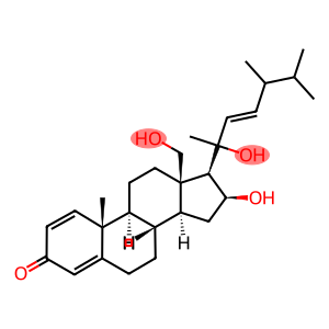 (20ξ,22E,24ξ)-16β,18,20-Trihydroxy-1,4,22-ergostatrien-3-one