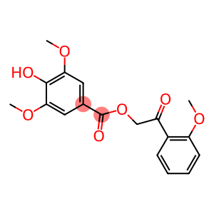 2-(2-methoxyphenyl)-2-oxoethyl 4-hydroxy-3,5-dimethoxybenzoate