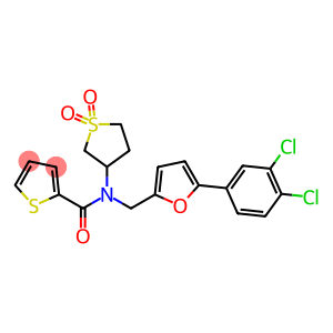 2-Thiophenecarboxamide, N-[[5-(3,4-dichlorophenyl)-2-furanyl]methyl]-N-(tetrahydro-1,1-dioxido-3-thienyl)-