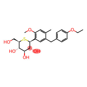 (1S)-1,5-Dideoxy-1,5-epithio-1-C-[5-[(4-ethoxyphenyl)methyl]-2-methoxy-4-methylphenyl]-D-glucitol