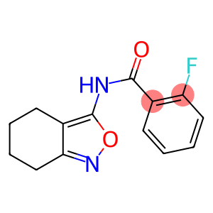 2-fluoro-N-(4,5,6,7-tetrahydro-2,1-benzoxazol-3-yl)benzamide