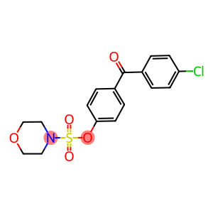 4-(4-chlorobenzoyl)phenyl 4-morpholinesulfonate