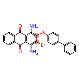 9,10-Anthracenedione, 1,4-diamino-2-([1,1'-biphenyl]-4-yloxy)-3-bromo-
