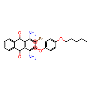 9,10-Anthracenedione, 1,4-diamino-2-bromo-3-[4-(pentyloxy)phenoxy]-