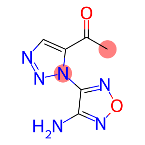 1-[1-(4-Amino-1,2,5-oxadiazol-3-yl)-1H-1,2,3-triazol-5-yl]ethanone