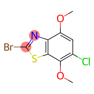 2-BROMO-6-CHLORO-4,7-DIMETHOXYBENZOTHIAZOLE