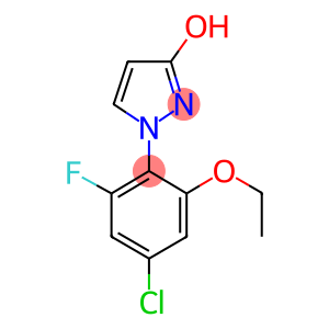 1-(4-CHLORO-6-ETHOXY-2-FLUOROPHENYL)-3-HYDROXY-1H-PYRAZOLE