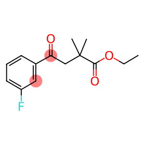 ETHYL 2,2-DIMETHYL-4-(3-FLUOROPHENYL)-4-OXOBUTYRATE