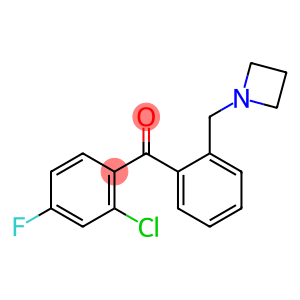 2'-AZETIDINOMETHYL-2-CHLORO-4-FLUOROBENZOPHENONE