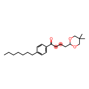 4-(5,5-DIMETHYL-1,3-DIOXAN-2-YL)-4'-HEPTYLBUTYROPHENONE