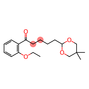 5-(5,5-DIMETHYL-1,3-DIOXAN-2-YL)-2'-ETHOXYVALEROPHENONE