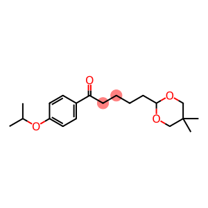 5-(5,5-DIMETHYL-1,3-DIOXAN-2-YL)-4'-ISOPROPOXYVALEROPHENONE