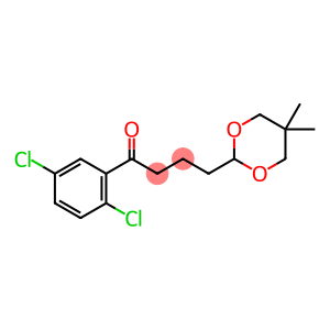 1-Butanone, 1-(2,5-dichlorophenyl)-4-(5,5-dimethyl-1,3-dioxan-2-yl)-
